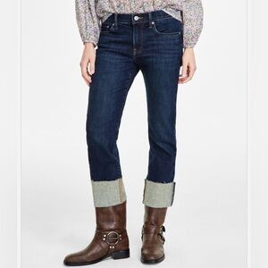 Lucky Brand Women's Mid-Rise Sweet Crop Dark Wash Jeans, NWT, size 12/31